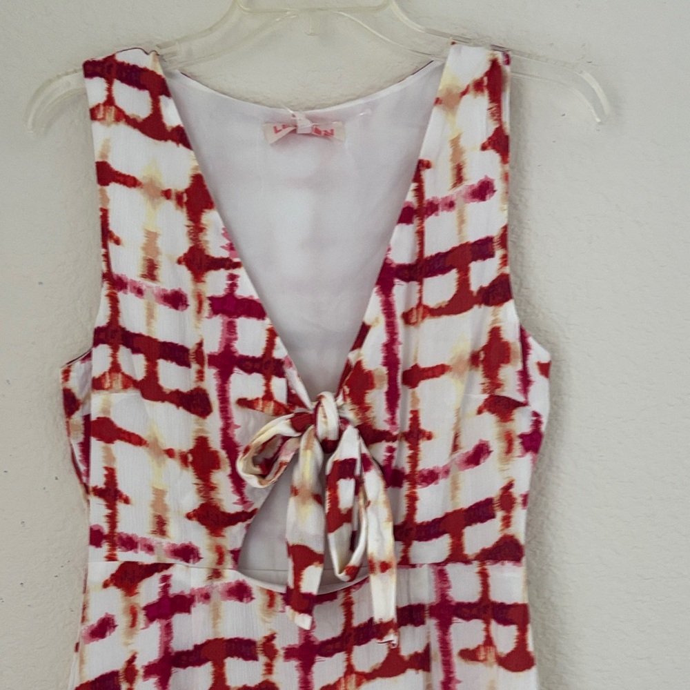 NWT Leyden Women's Printed Cutout Midi Dress - SIZE S - Picture 5 of 12
